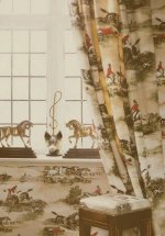 Lewis & Wood Hunting Scenes Fabric